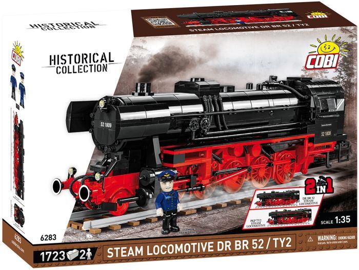 Cobi COBI 6283 DR BR 52/TY2 Steam Locomotive 6283