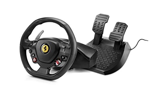 Thrustmaster Ferrari T80 488 GTB Edition - Lenkrad- und Pedale-Set - kabelgebunden - für Sony PlayStation 4