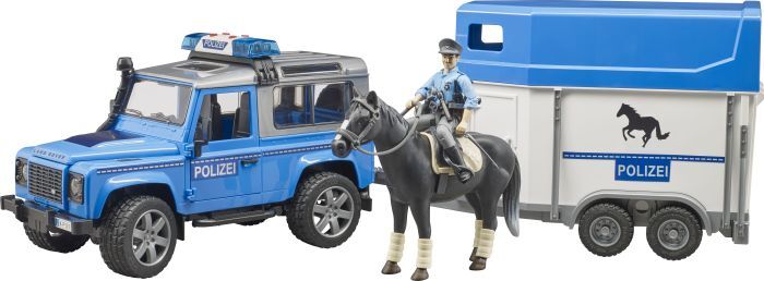 Bruder, Land Rover Defender Polizeifahrzeug 02588, Profi, 18x67xx22,5cm, 2588