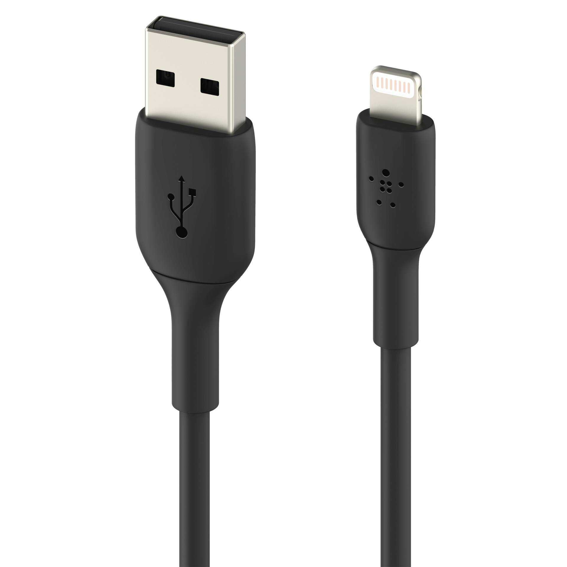 Belkin BOOST CHARGE - Lightning-Kabel - Lightning männlich bis USB männlich - 1 m - Schwarz - für Apple 10.5-inch iPad Pro; 12.9-inch iPad Pro (2nd generation); iPhone 11, 11 Pro, 11 Pro Max, 8, XR, XS, XS Max