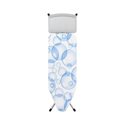 Brabantia "Solide" PerfectFlow Größe C - Bubbles Bügeltisch mit Dampfstationsablage
