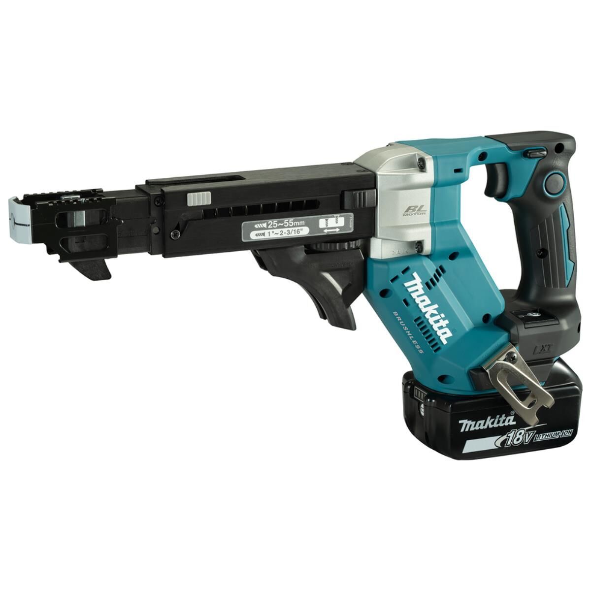 Makita Akku-Magazinschrauber LXT 18 V • 25 - 55 mm • 0 - 6.000 min⁻¹
