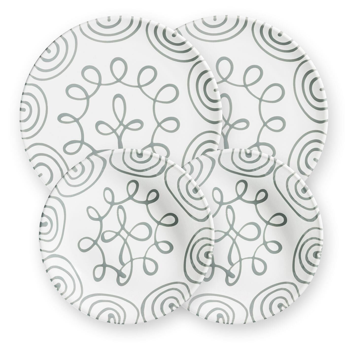 Gmundner Keramik Graugeflammt, Dinner für 2 Cup