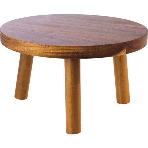 APS Element Buffetständer Akazienholz, Höhe: 150 mm, ø: 250 mm