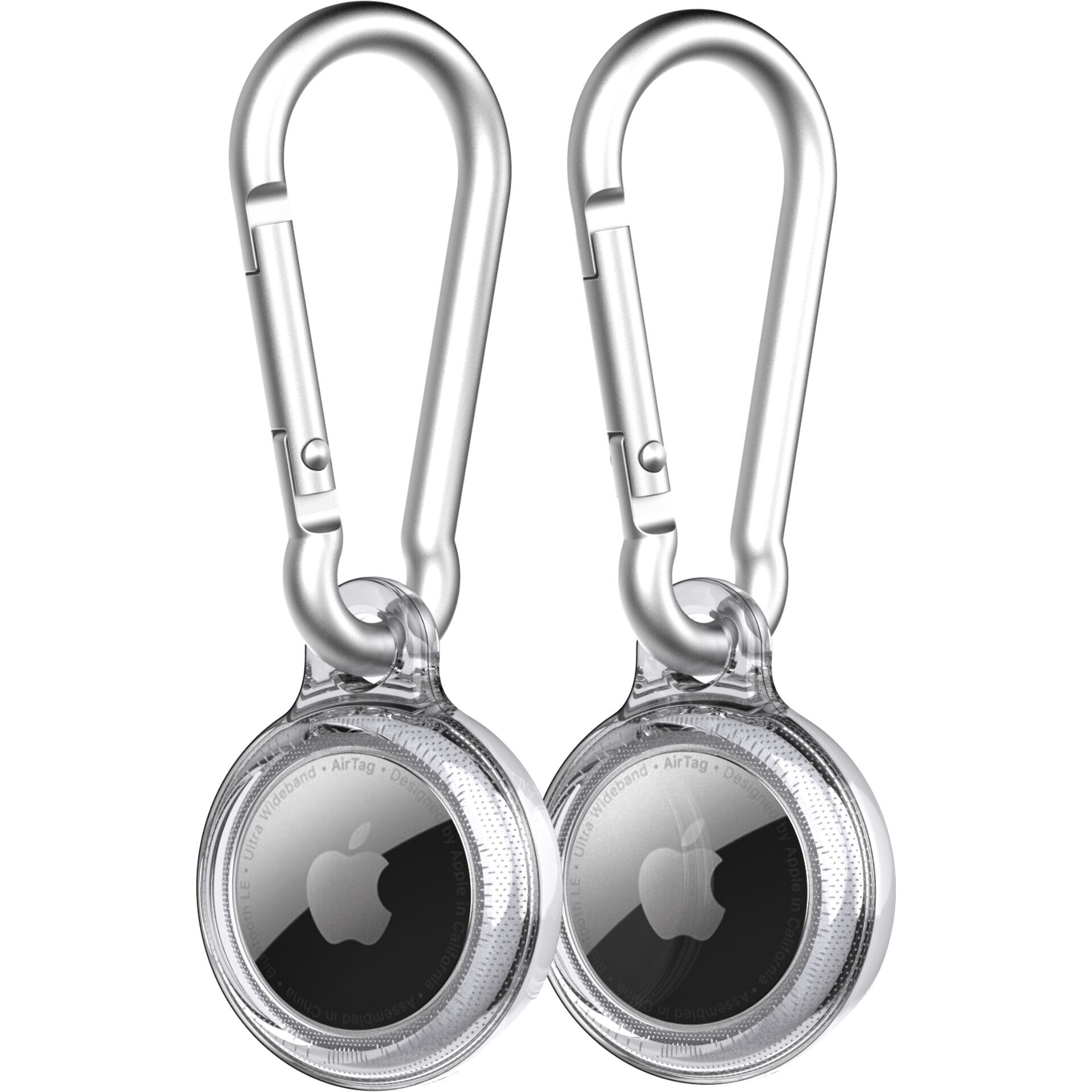 Tech21 EvoClear Case for AirTag 2er pack