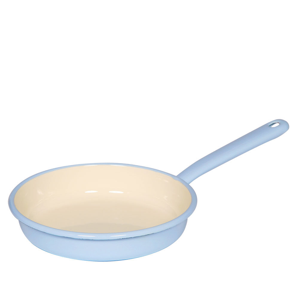 Riess Omelett- Palatschinkenpfanne Ø20cm Emaille Classic Pastell blau