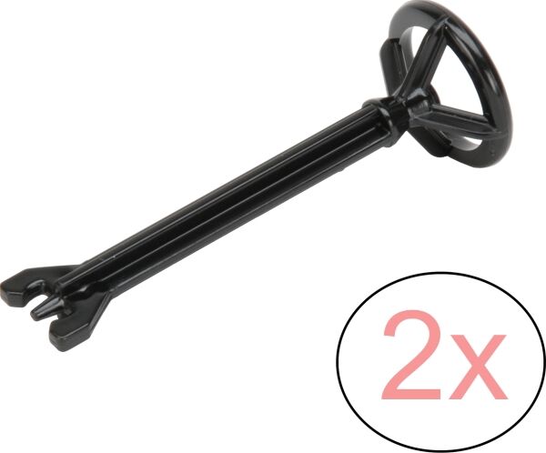 Bruder Zubehör: 2 Zusatzlenksäulen 45001