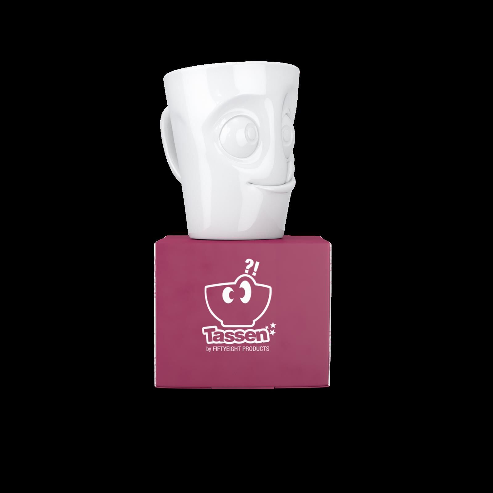 Fiftyeight Products Henkelbecher - lecker weiß