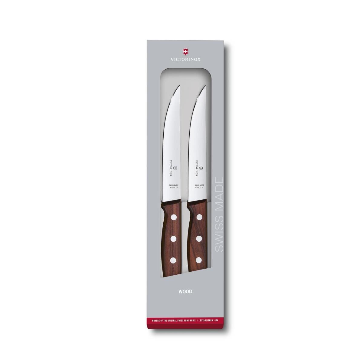 Victorinox Rosewood Steakmesser-Set 2-teilig Geschenkverpackung