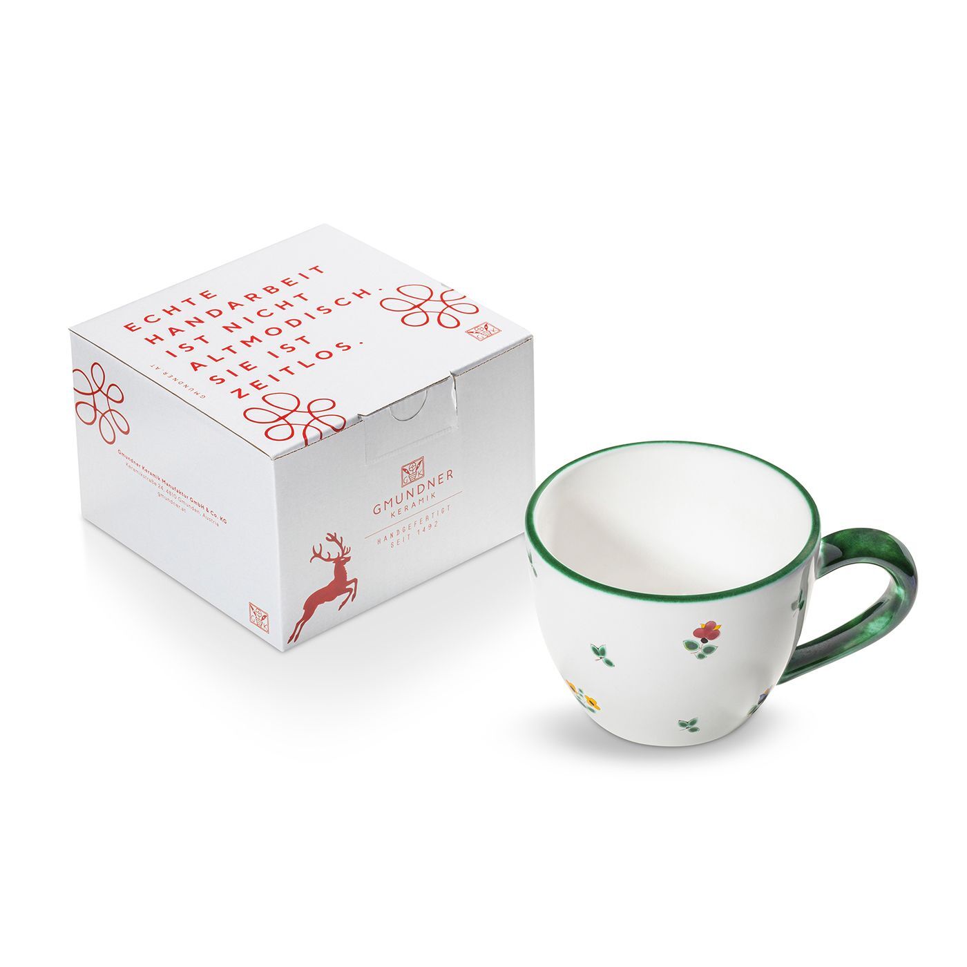 Gmundner Keramik Streublumen, Teetasse Maxima (0,4 L)