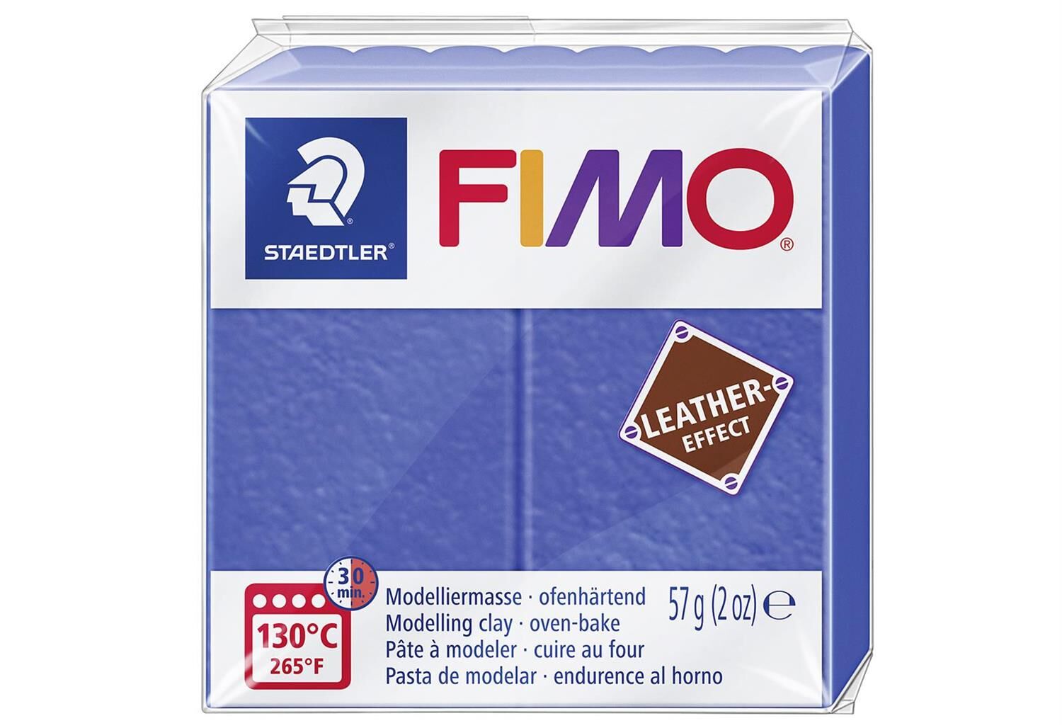 STAEDTLER Modelliermasse Fimo Leder effect indig