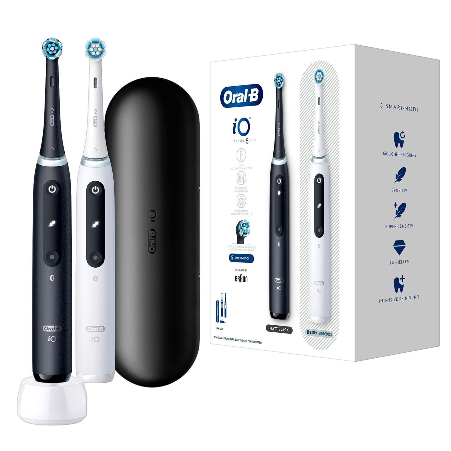 Oral-B iO Series 5 Black/ White mit 2. Handstück