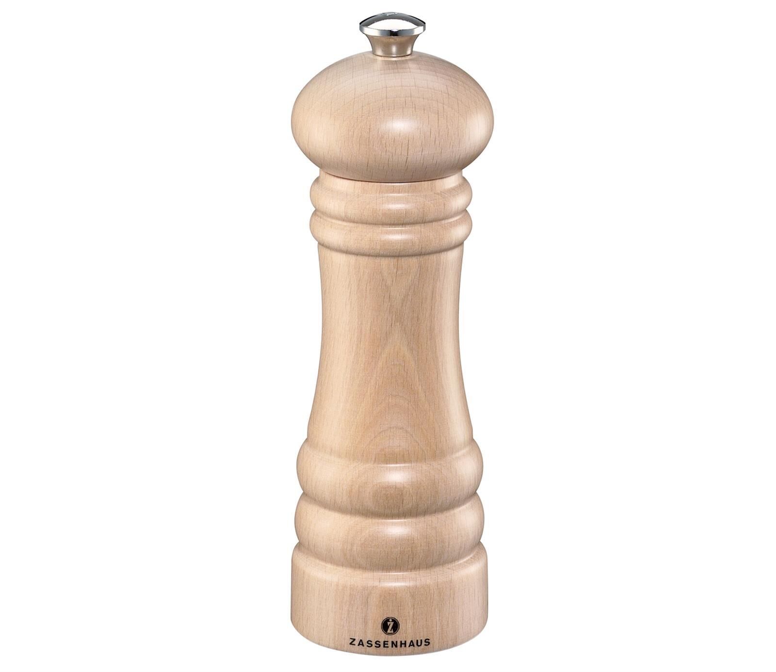 Zassenhaus Pfeffermühle "Berlin" 18 cm, Buche natur