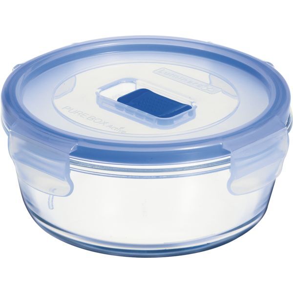 LUMINARC Pure Box Vorratsdose rund, mit Deckel, Inhalt: 0,92 Liter