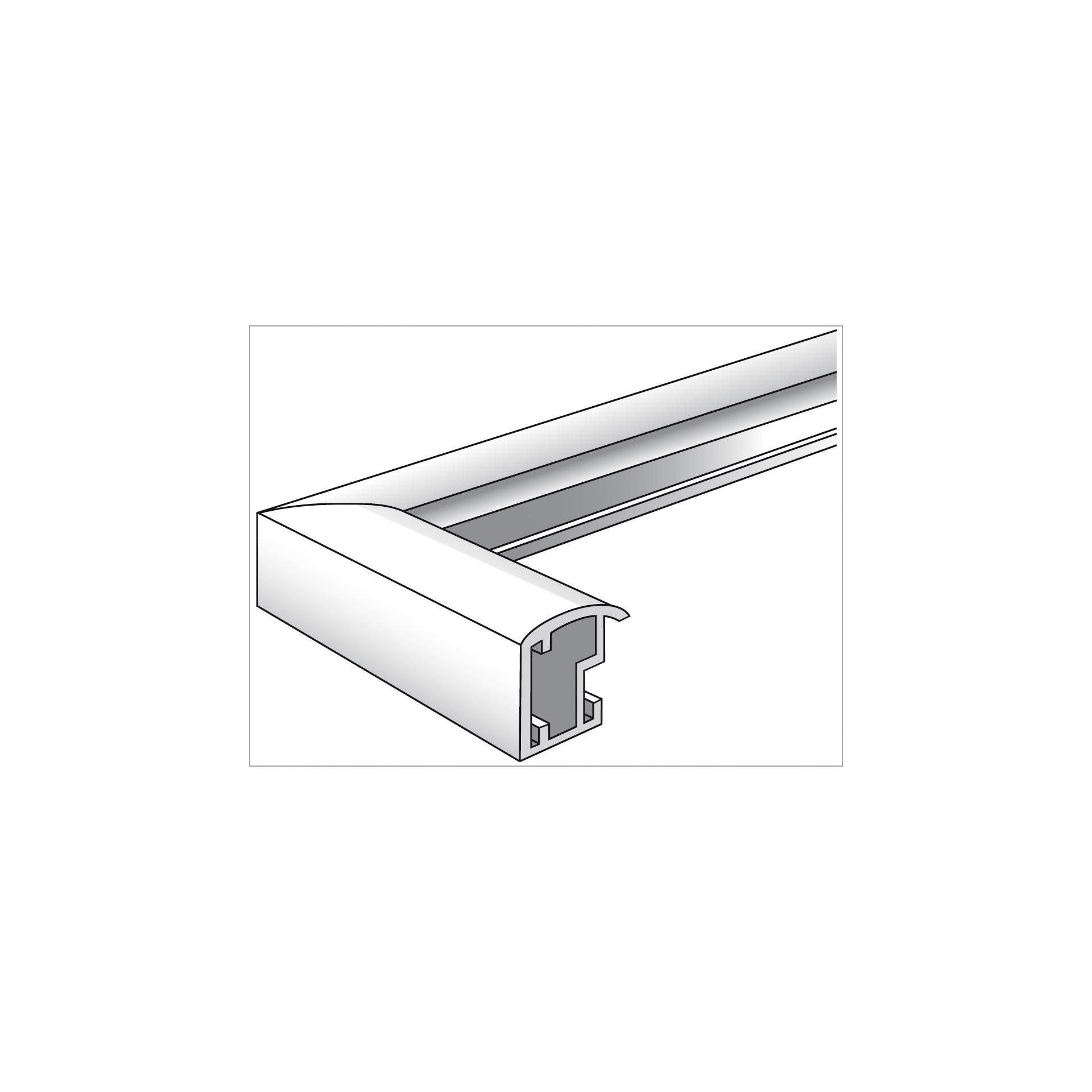 Walther Trendstyle stahl   40x50 Kunststoff                KP050D