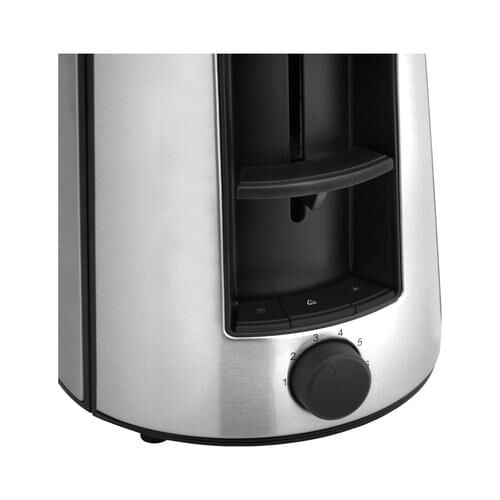 WMF BUENO Pro Toaster mit eingebautem Brötchenaufsatz Cromargan