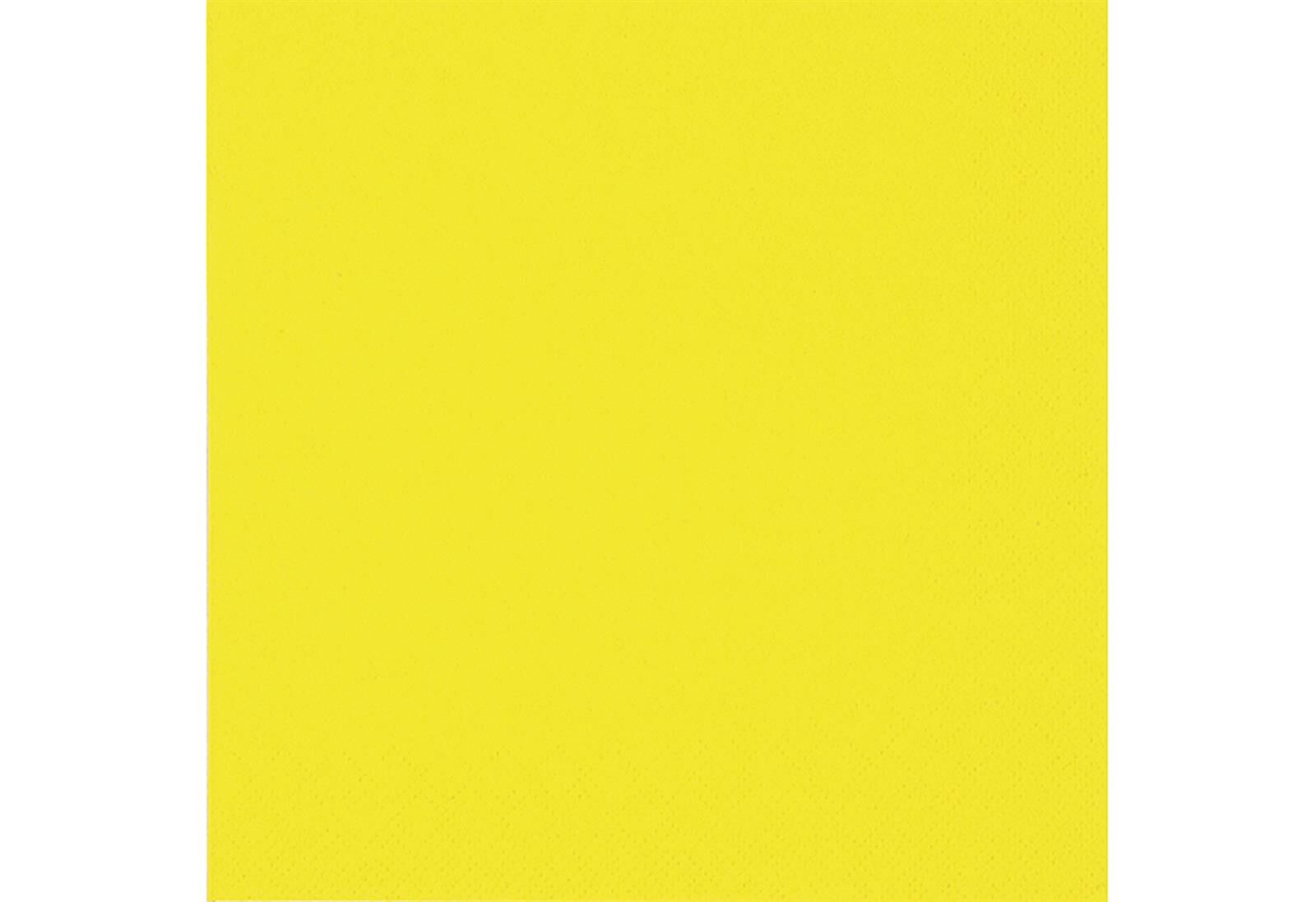 TI-FLAIR Lunch-Serviette 33x33cm gelb 20er Pack
