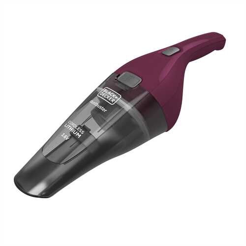 Black & Decker NVC115W Handstaubsauger Grau, Violett Beutellos