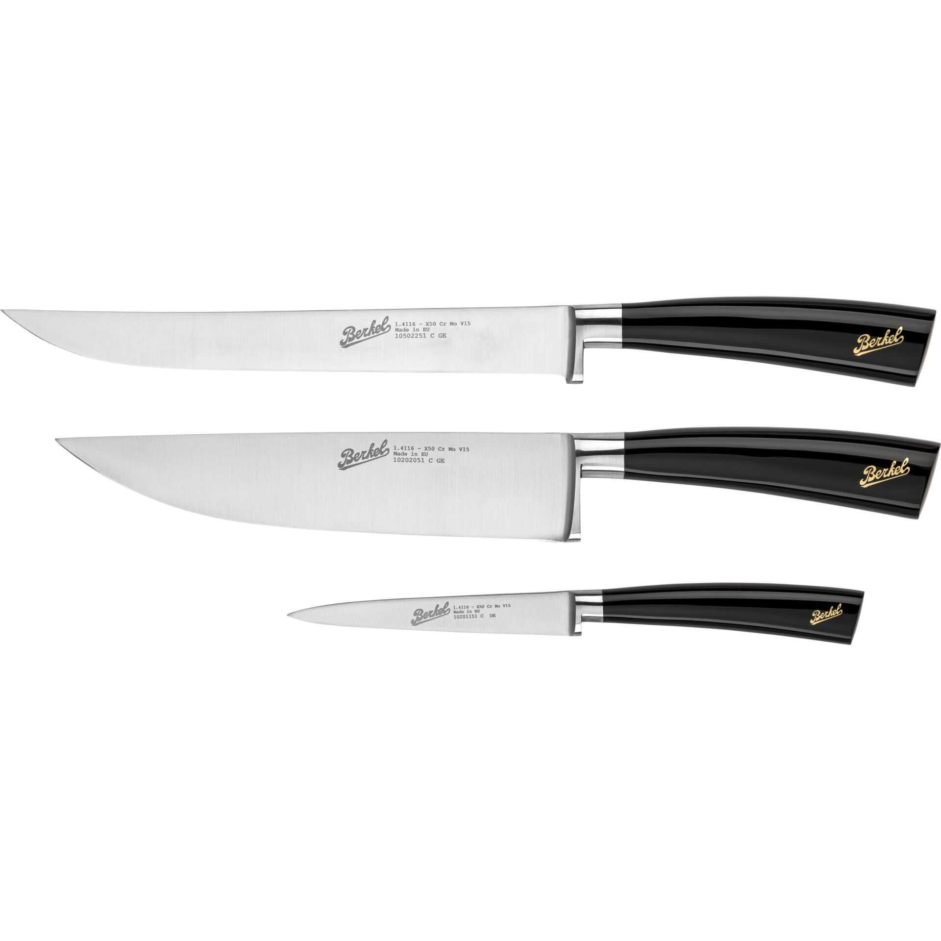 Berkel Elegance Black Glossy Chef-Set 3-tlg.