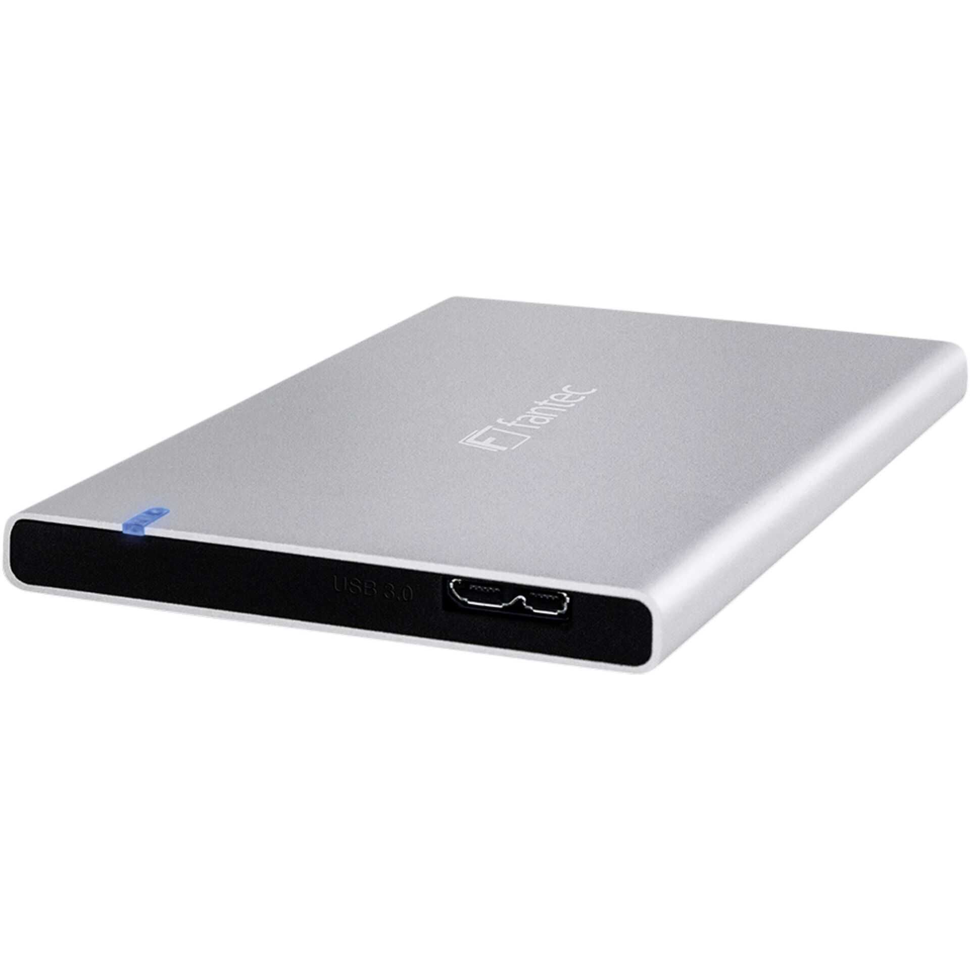 FANTEC ALU-7MMU3 - Speichergehäuse - 2.5" (6.4 cm) - SATA 6Gb/s - 5 GBps - USB 3.0
