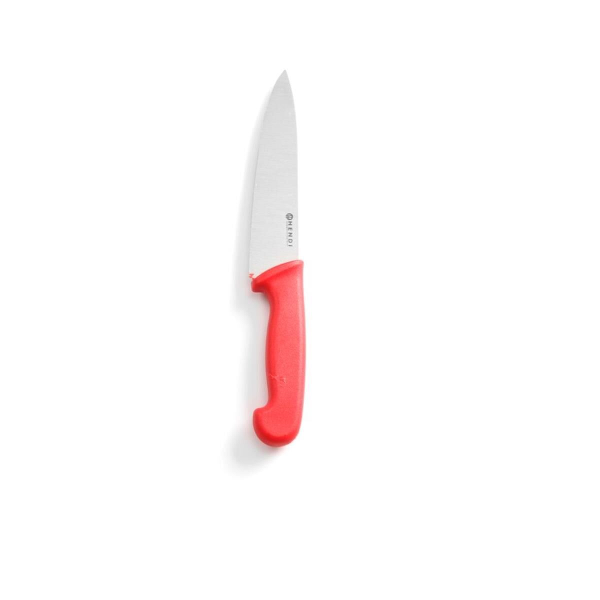 HENDI Kochmesser, Rot, (L)385mm