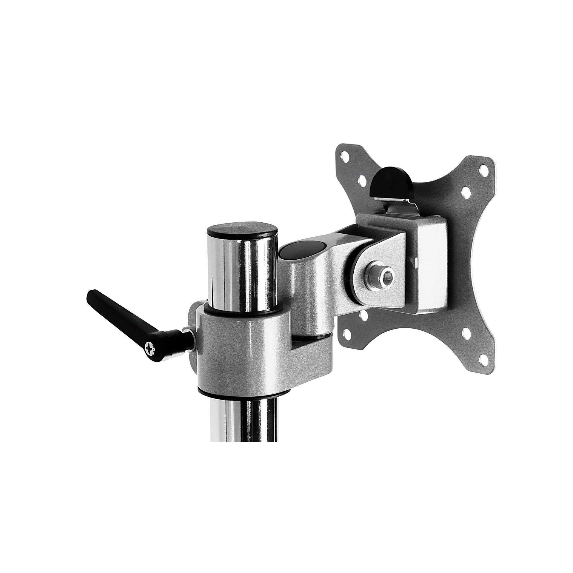 RaidSonic ICY BOX IB-MS505-TI - Tischhalterung für 3 Monitore - Aluminium - Schwarz, Silber - Bildschirmgröße: bis zu 81,3 cm (bis zu 32 Zoll) - Schreibtisch