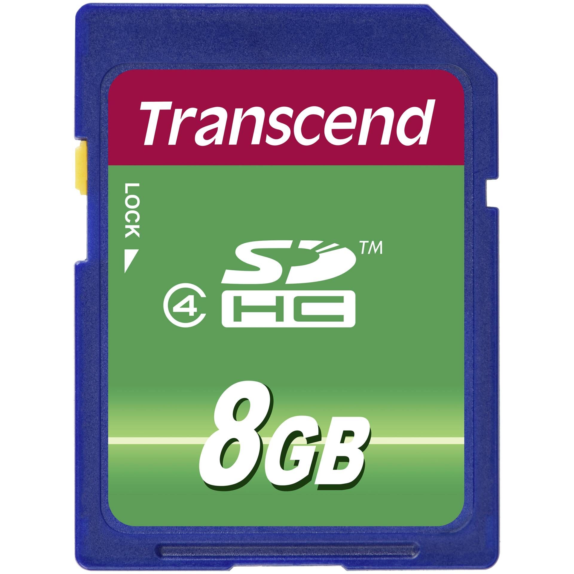 Transcend - Flash-Speicherkarte - 8 GB - Class 4 - SDHC