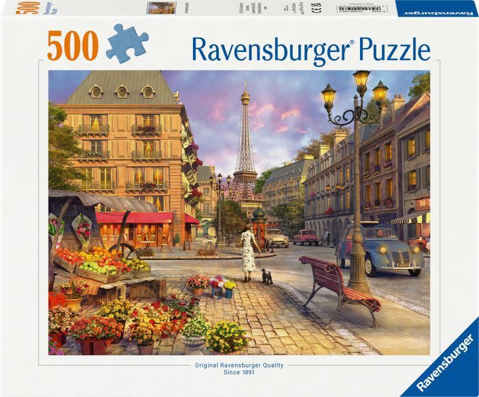 Ravensburger  12000198 Puzzle Spaziergang durch Paris 500 Teile 12000198