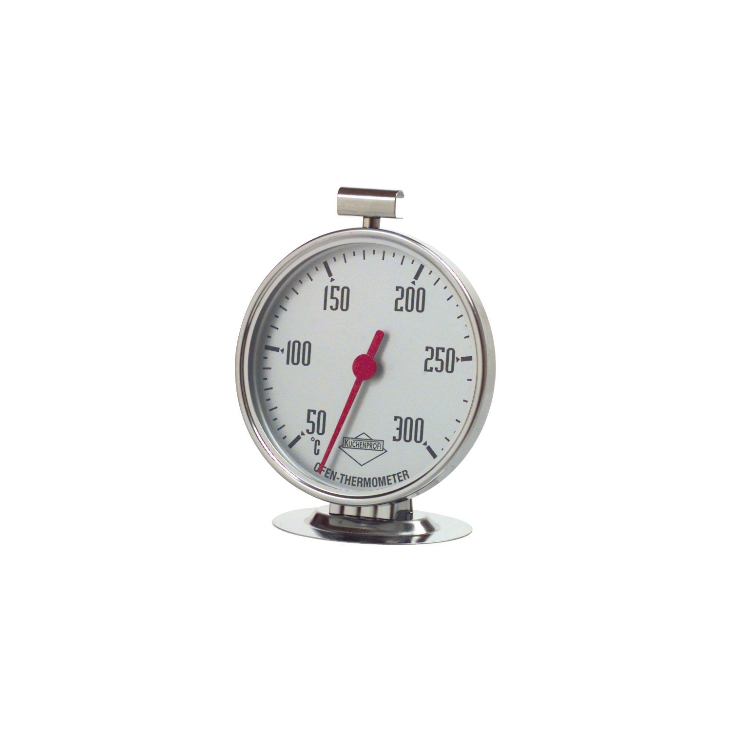 KÜCHENPROFI Backofenthermometer Edelstahl 18/10 rostfrei, Höhe: 90 mm