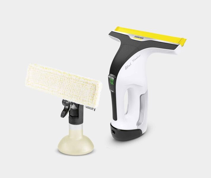 KÄRCHER Fensterabsauger Akku 170ml 100min Laufzeit Ladestation weiß