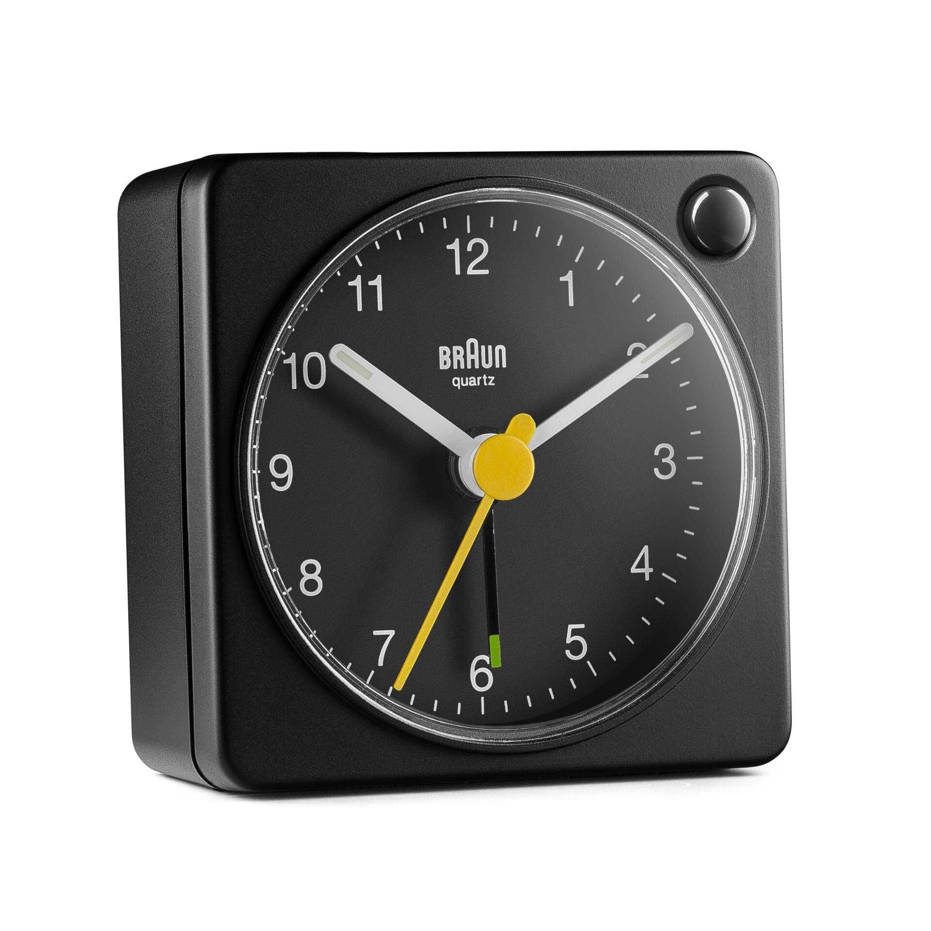 Braun BC 02 XB Quarzwecker schwarz Lichtfunk.