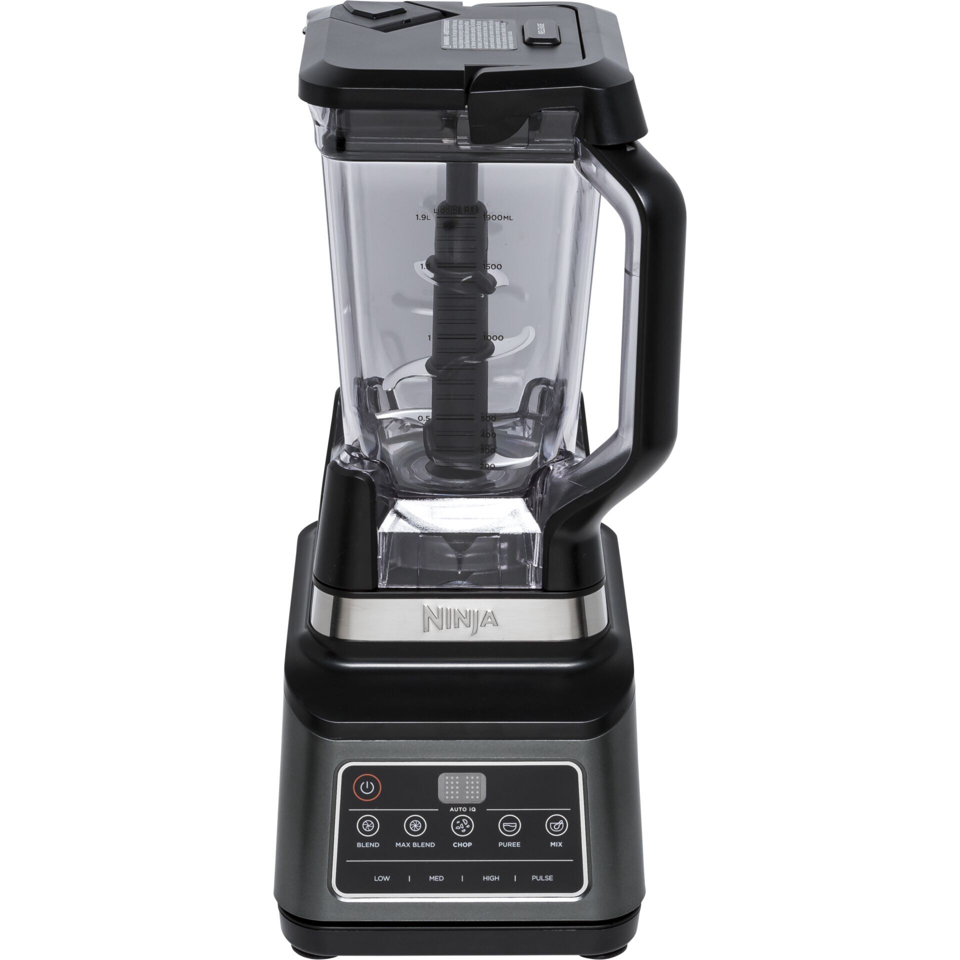 Ninja with Auto-iQ BN800EU - Küchenmaschine - 1200 W - schwarz/silber