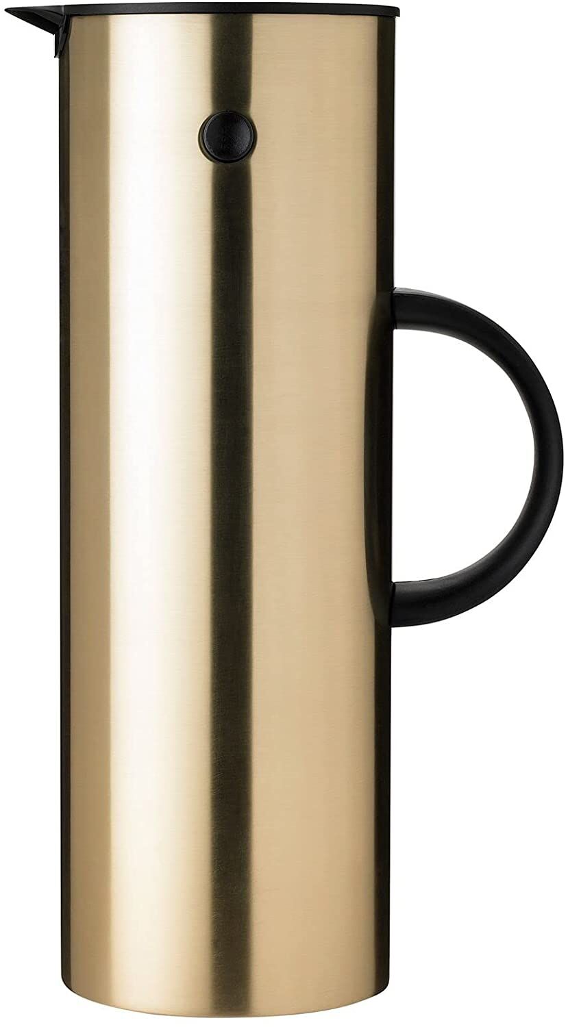 Stelton EM77 Isolierkanne 1 Liter. brushed brass