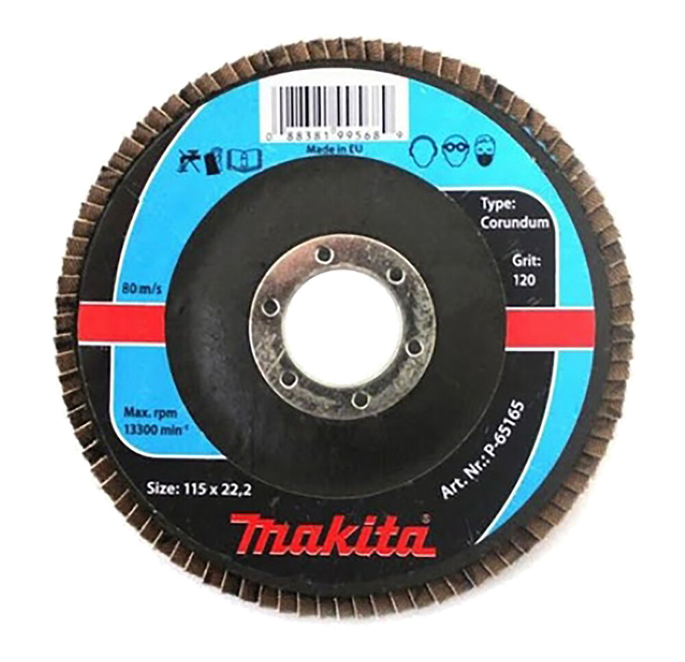 Makita Fächerscheibe 1 Stk. • 115 mm • 22,23 mm • K120 • Stahl