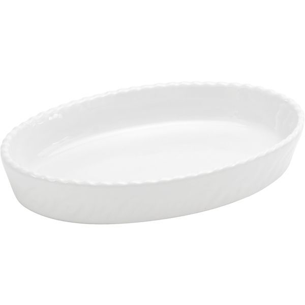 Backform oval, weiß, Höhe: 40 mm, Länge: 220 mm, Breite: 140 mm