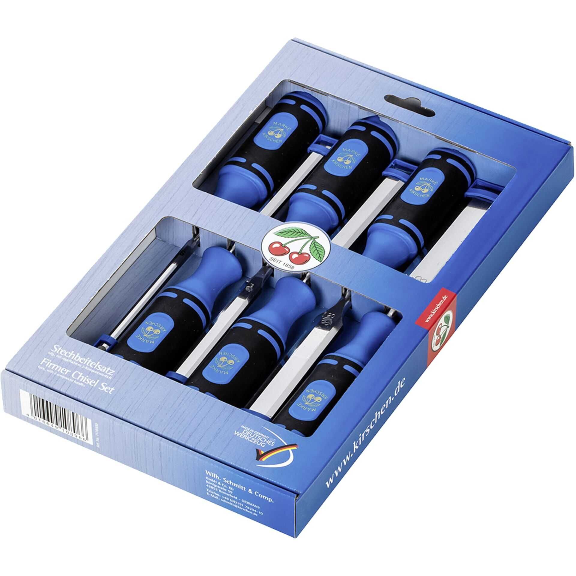 Kirschen - Chisel set - 6 Stücke - in display box