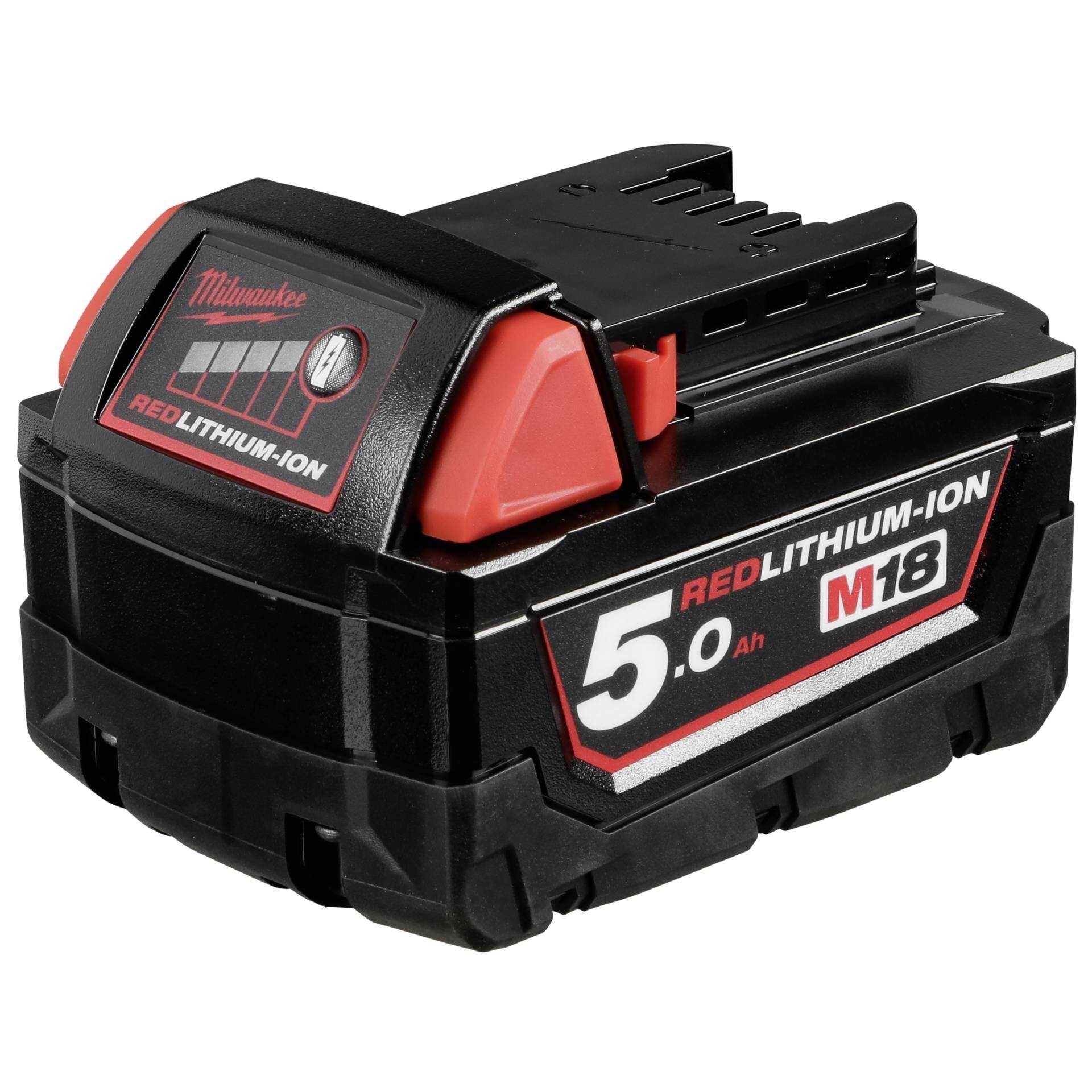 Milwaukee M18 B5 - Batterie - Li-Ion - 5 Ah - für Milwaukee M12 BDD-202C; Fuel M12, M12 CH-0, M12 FDD-402X, M12 FPD-402X