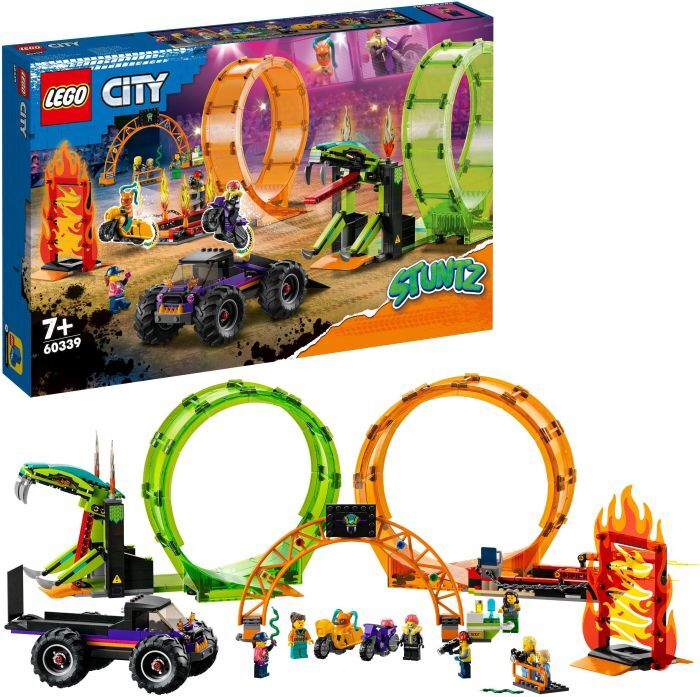 LEGO CITY 60339 DOPPELSCHLEIFEN-STUNT-ARENA