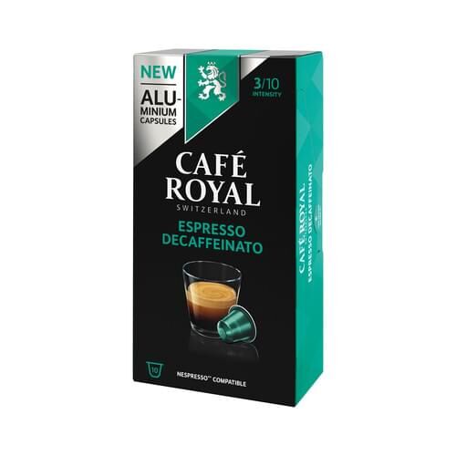 CAFE ROYAL Kaffeekapsel Alu Decaffeinato Nespressom ESPRESSO DECAFFEINATO