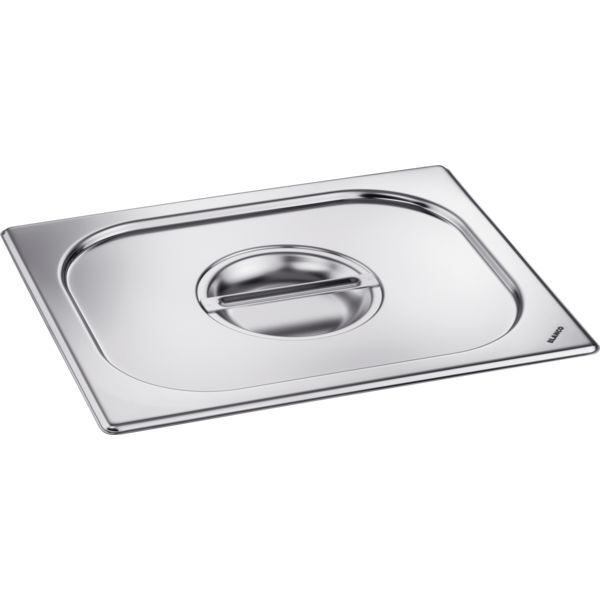 B.PRO GN-Deckel 18/10 Edelstahl, mit Griffmulde, GN: 1/2