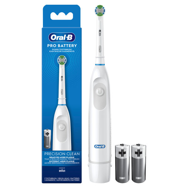 Oral-B Batteriezahnbürste Adult weiss