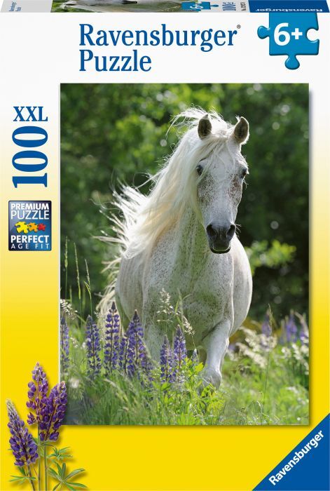 Ravensburger  12927 Puzzle Weiße Stute 100 Teile XXL 12927