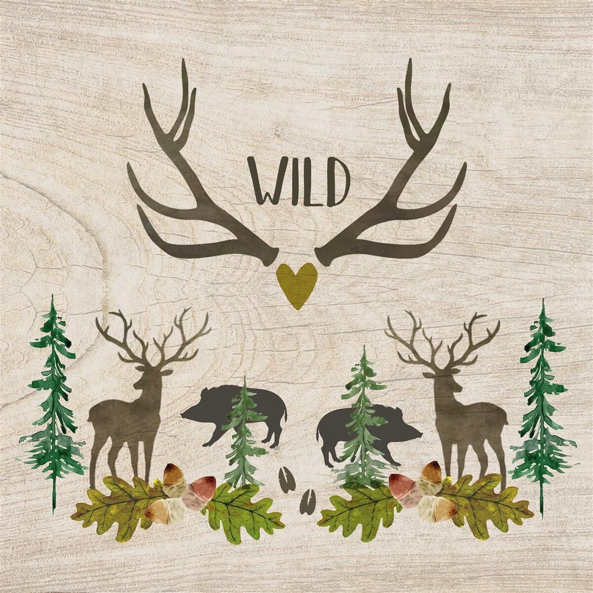 PPD Serviette Wild Napkin 33x33