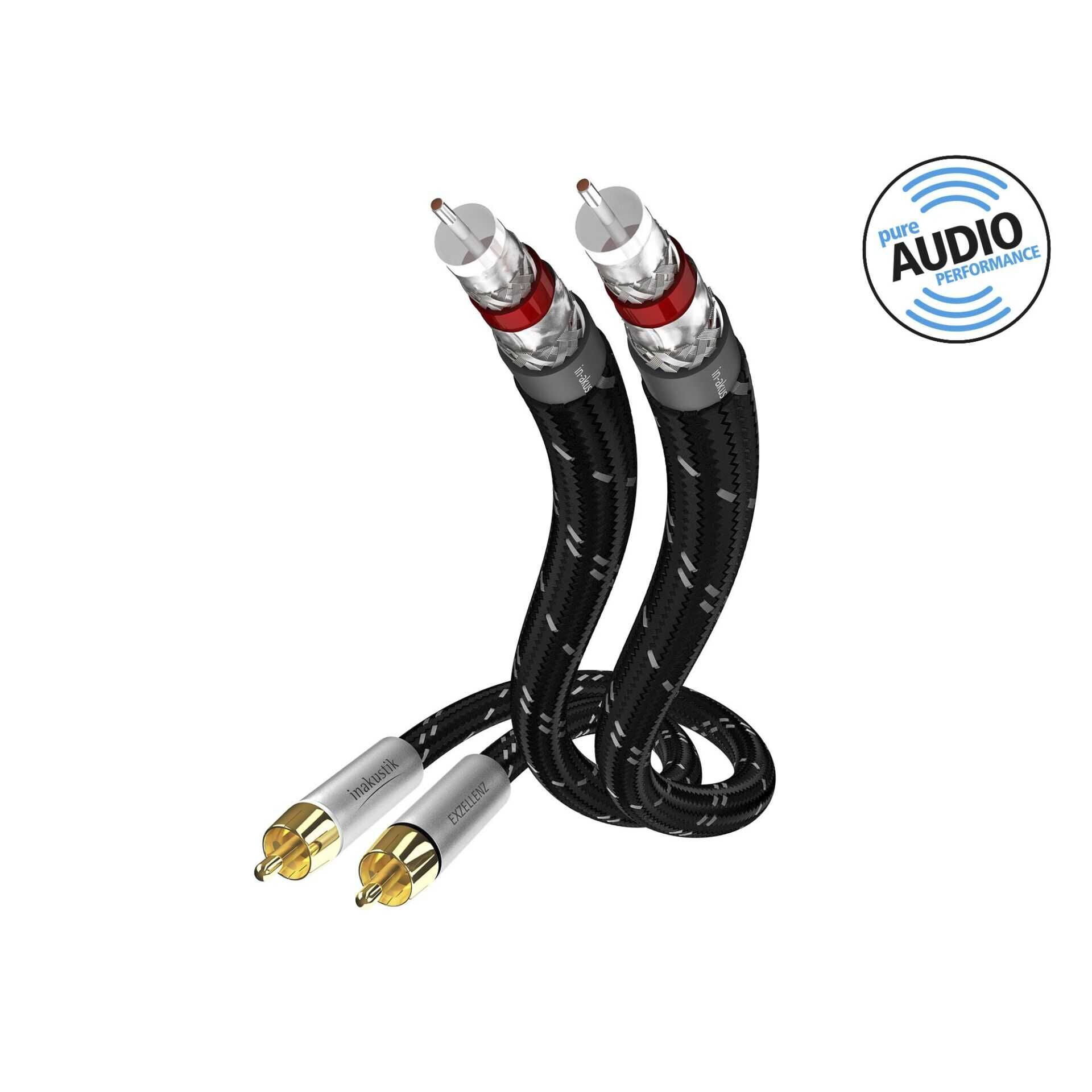 in-akustik Audio Cable Exzellenz Stereo RCA  RCA 0,75m