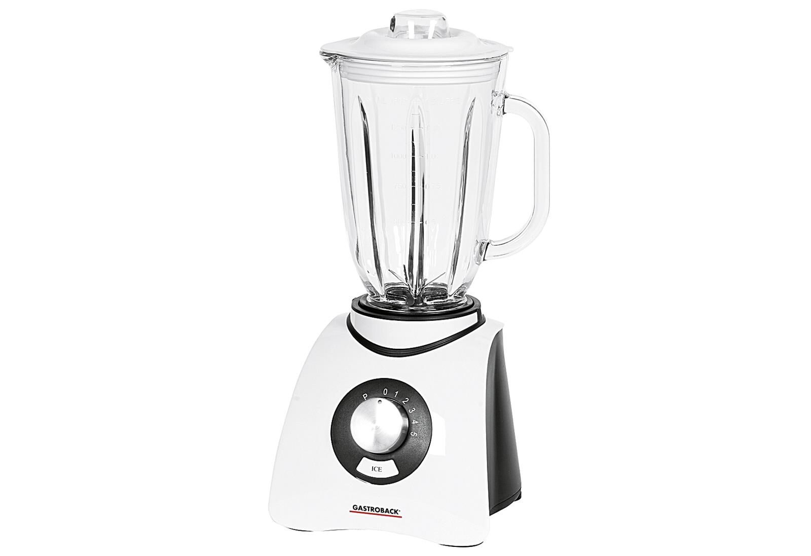 GASTROBACK Standmixer 40898 5 Geschwindigkeitsstufen 1,5 Liter  600 Watt