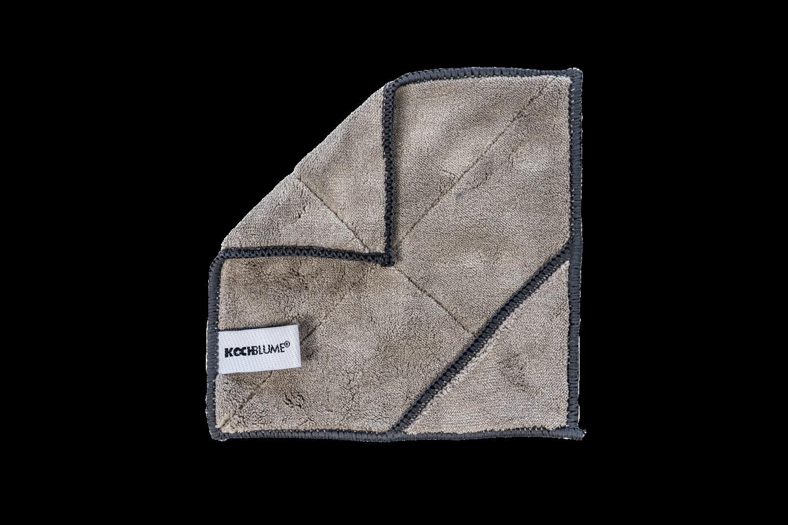 Kochblume Microfasertuch - 18x18 cm taupe