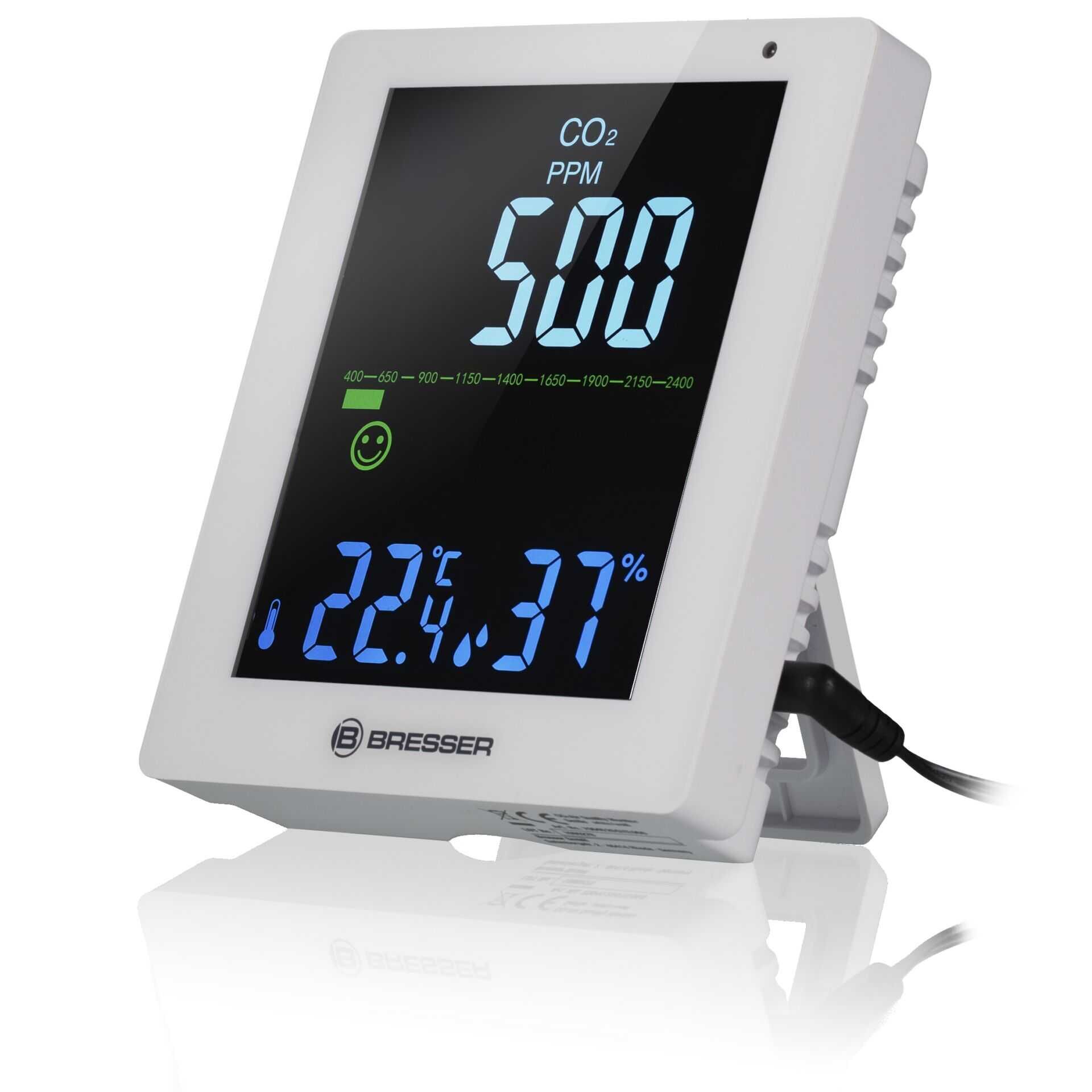 Bresser CO² Luftqualitätsmonitor weiss