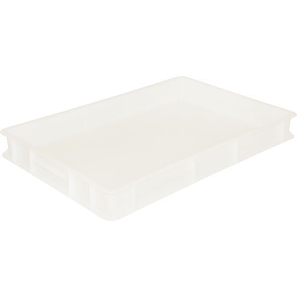Stapelkiste Kunststoff, weiß, Höhe: 70 mm