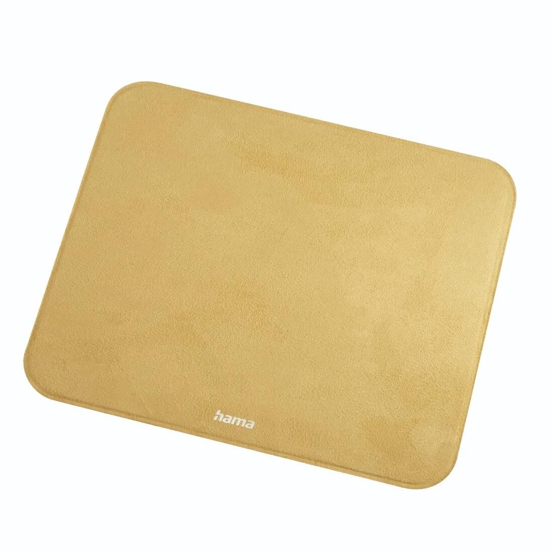 Hama Mauspad "Velvet", Senfgelb