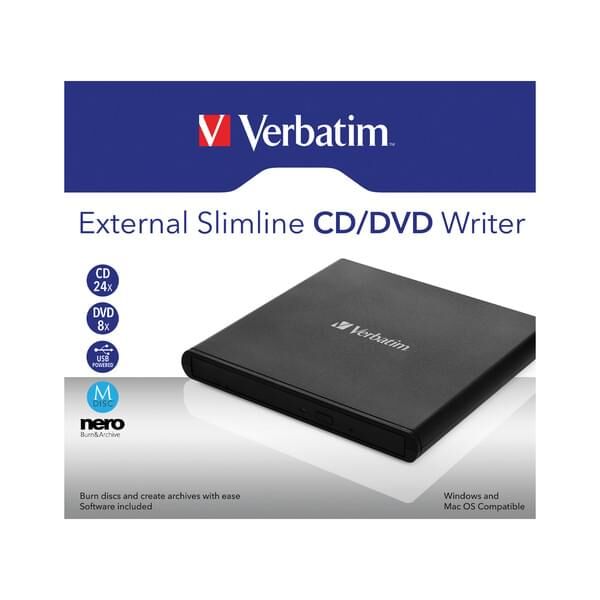 Verbatim DVD Writer USB 2.0 DVD Brenner
